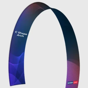 10ft C-Shaped Fabric Arch Display