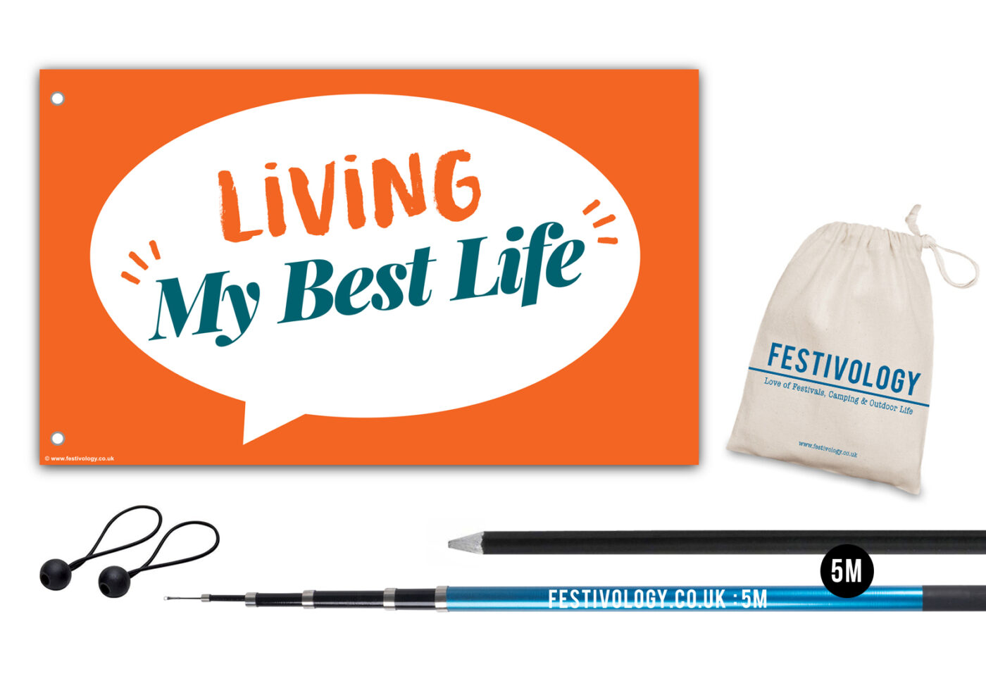 Living My Best Life Flag Kit